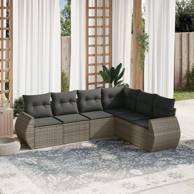 vidaXL Garden Sofa Set - Grey Without table
