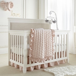 Heritage Blush Velvet Baby Bedding Set - Levtex Baby