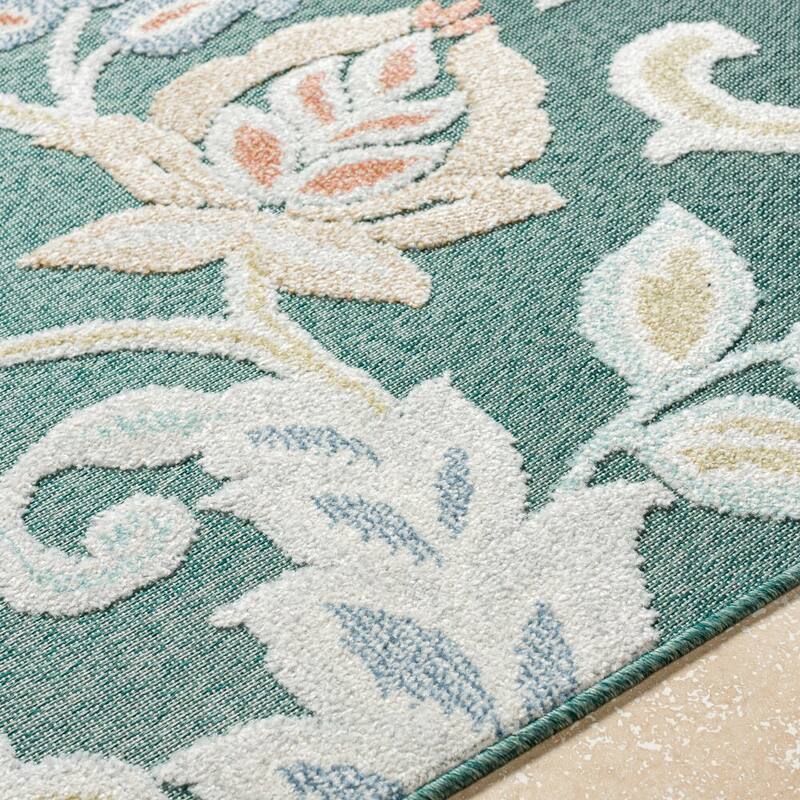 Livabliss Lakeside Coastal Indoor/Outdoor Area Rug