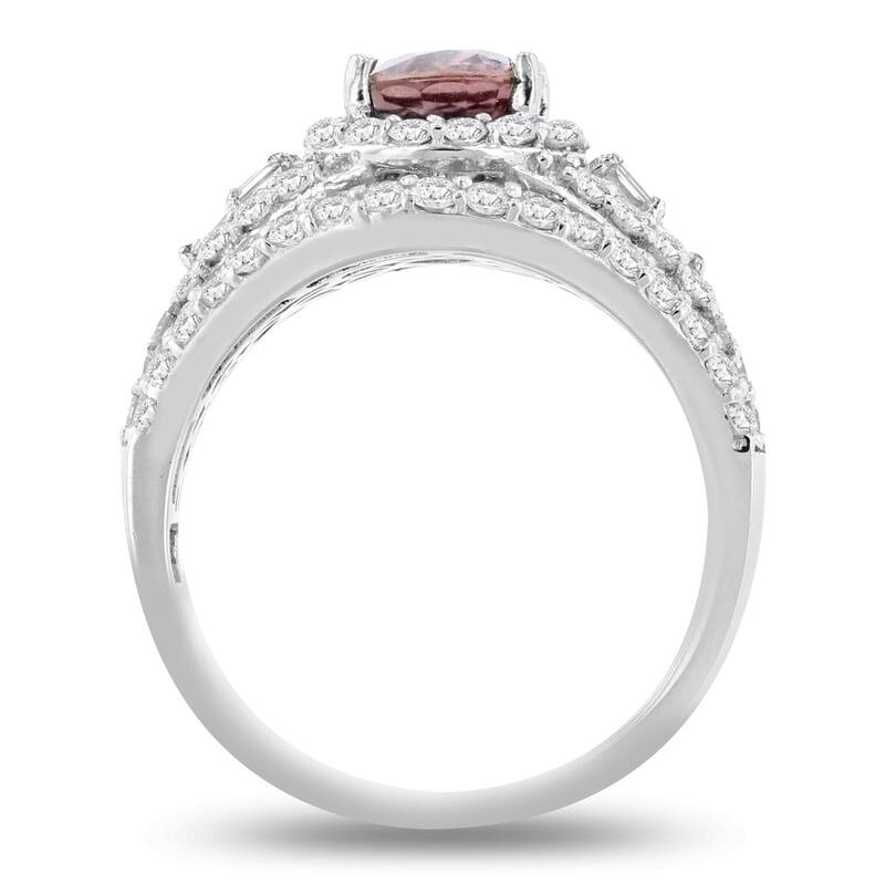 Auriya Platinum 2 1/3ct Rare Sapphire and 1 1/2ct TDW Diamond Ring