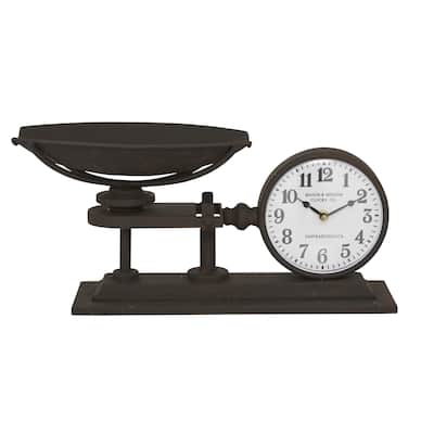 Metal Clock - Black - Roche River Decor