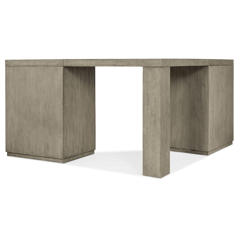 Linville Falls Corner Desk with Two Open Desk Cabinets
