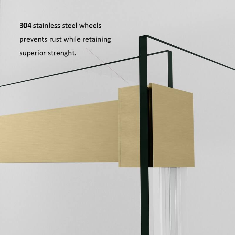 Miseno MSD-SPEZ-4876-BP Spezia 76" High x 48" Wide Bypass Frameless