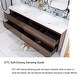 preview thumbnail 33 of 148, Floating Bathroom Vanity with Integrated Resin Top