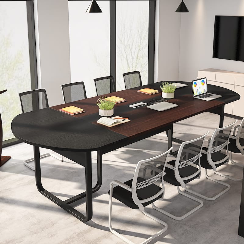 6FT Oval Conference Table, Large Meeting Table