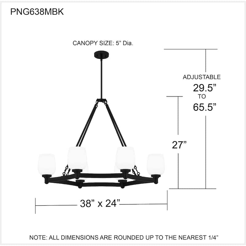Penning 6Light Matte Black Island Light Bed Bath & Beyond 39050383