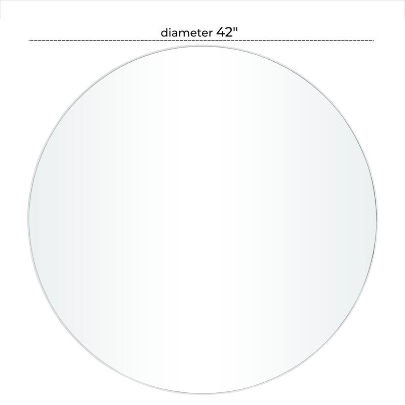 Multiple Frame Finishes / Sizes Modern Contemporary Round Wall Mirrors