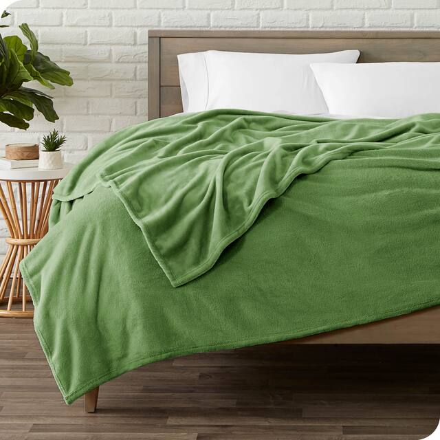 Bare Home Microplush Fleece Blanket - Ultra-Soft - Cozy Fuzzy Warm - Throw - Meadow