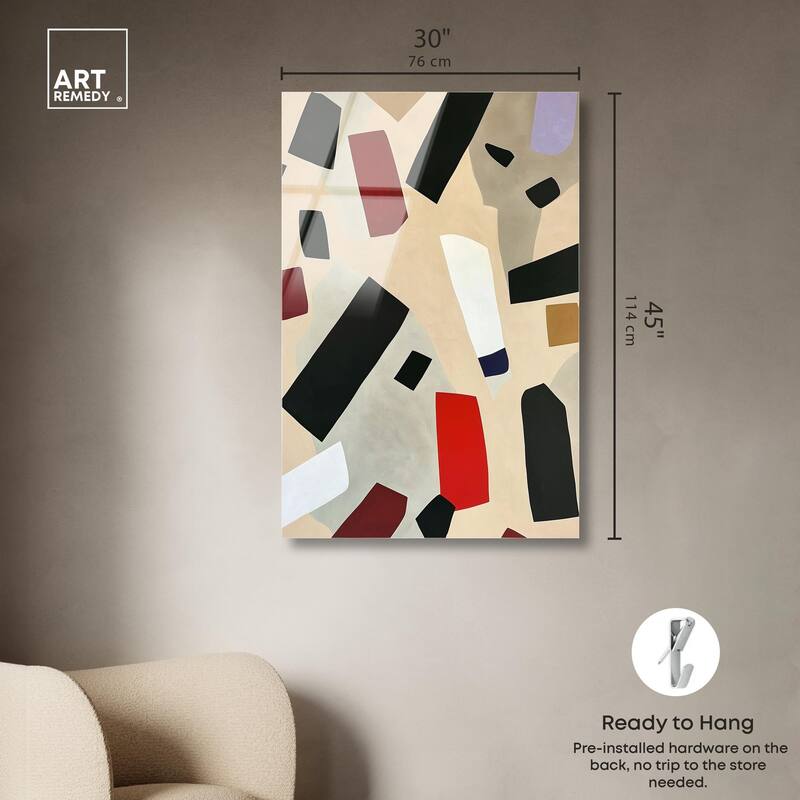 Mindscape Mosaic III Acrylic by Art Remedy, Ready to Hang