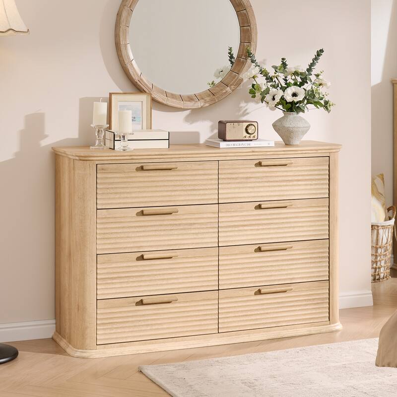 Modern 8 Drawer Dresser for Bedroom, Chest of Drawers