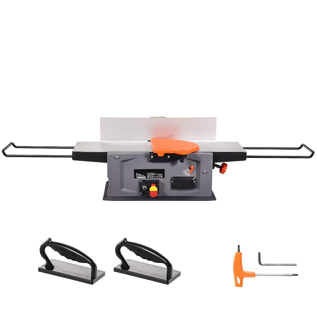 UIMOSO Benchtop Spiral Jointer, 8-Inch, 2HP with 10000 RPM, Featuring an 18-Blade Spiral Cutterhead, Extendable Arm to 6.5''