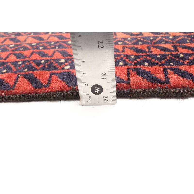 ECARPETGALLERY Hand-knotted Teimani Dark Navy Wool Rug - 2'10 x 4'2