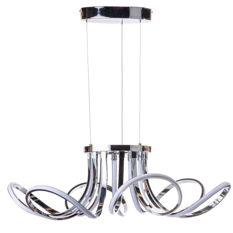 6 Petals Integrated LED Dimmable Chandelier with Smart Dimmer Included