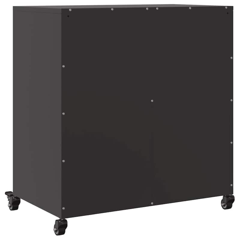 vidaXL Sideboard Cupboard Storage Cabinet Home Organizer Cold-rolled Steel - 15.4 x 26.8 x 28.3