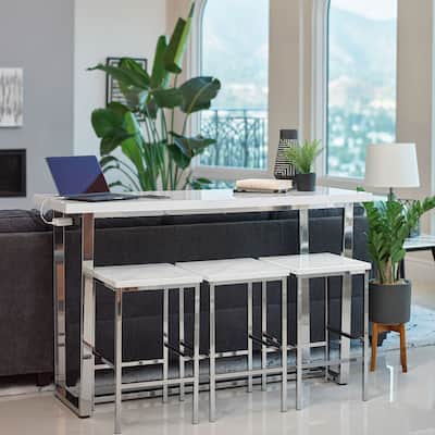 Marmot 4-piece Rectangle Counter Height Table Set