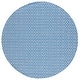 preview thumbnail 97 of 103, SAFAVIEH Handmade Flatweave Montauk Everly Casual Cotton Rug 6' Round - Ivory/Blue - Round