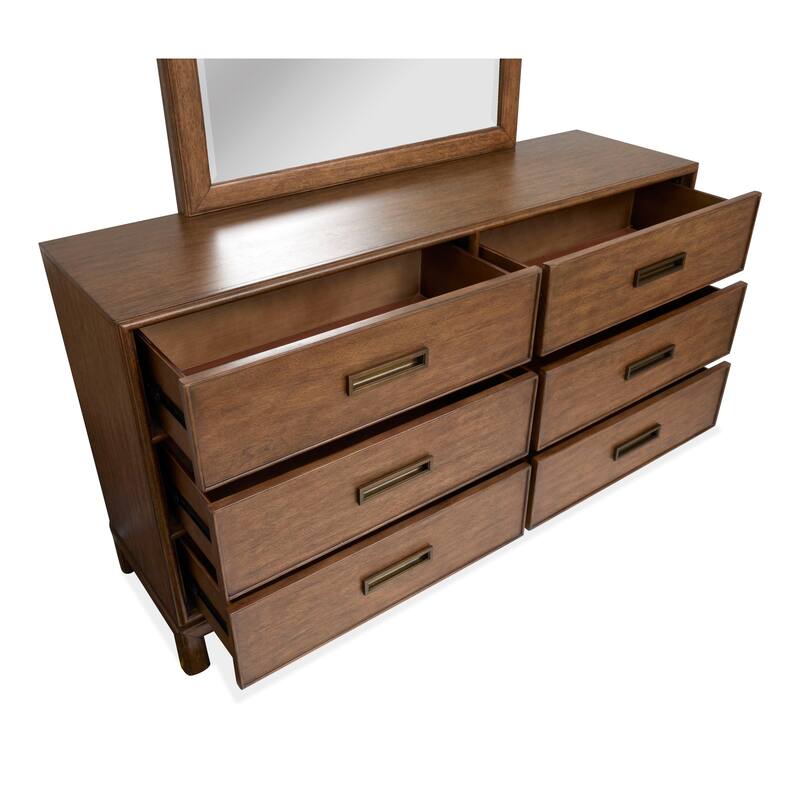 Magnussen Home Ridgefield Russet Double Drawer Dresser