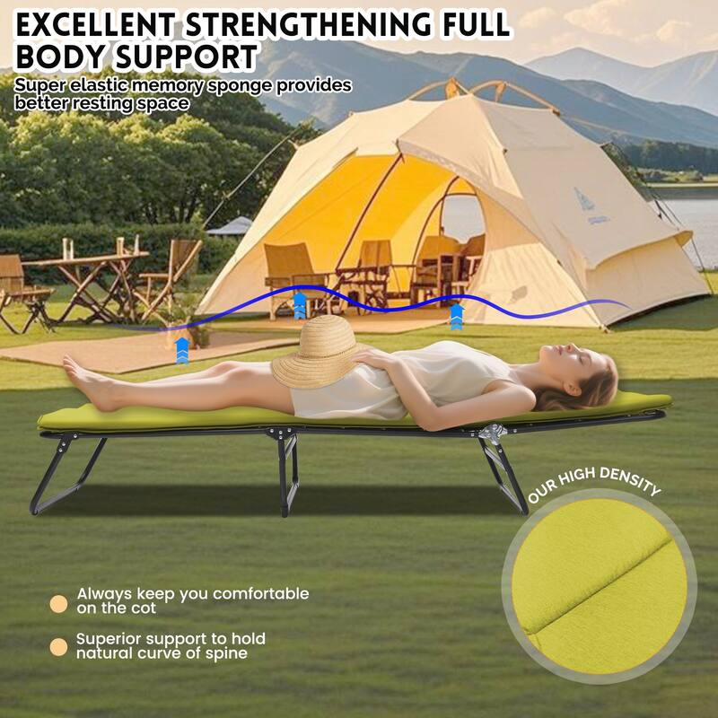 Folding Camping Cot for Adults
