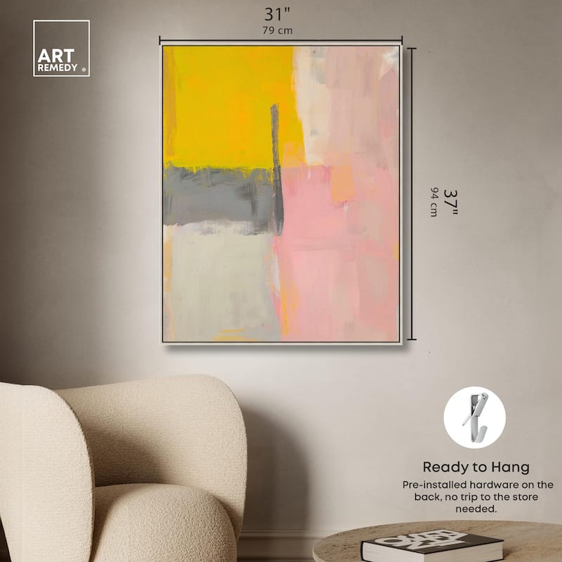 Tangerine Blush II Canvas by Art Remedy