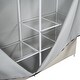 preview thumbnail 4 of 10, Full Size Metal Loft Bed with Wardrobe and Storage Shelves, White