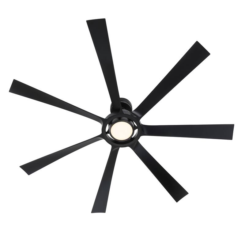 Lenzi 60 inch Indoor/Outdoor Smart Ceiling Fan with LED Light Kit and Remote