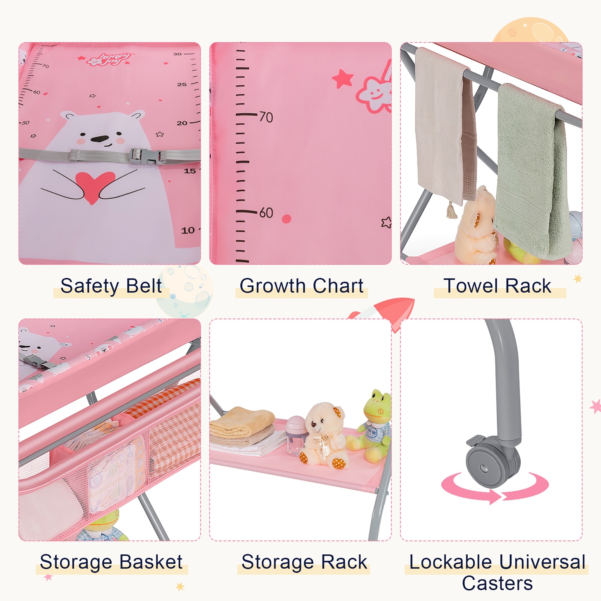 Folding change clearance table target