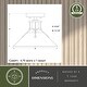 preview thumbnail 6 of 12, Canton 11.5-in W Black Farmhouse Semi Flush Mount Ceiling Light - 11.5-in W x 8.75-in H x 11.5-in D