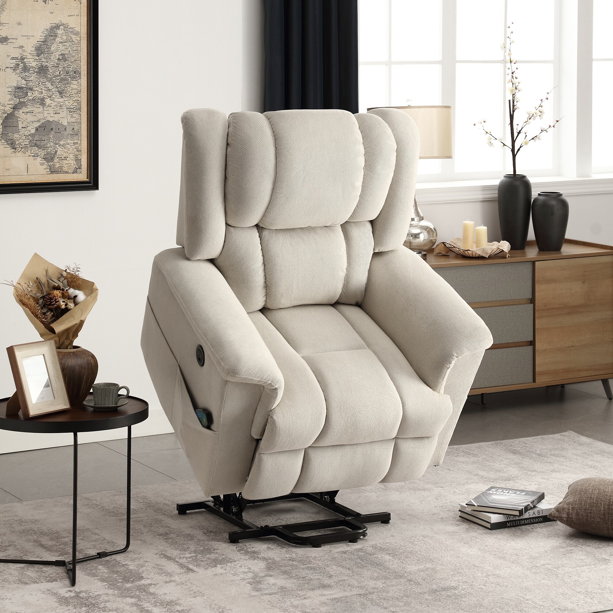 Fabric Lift Assist Recliner Chairs Bed Bath Beyond