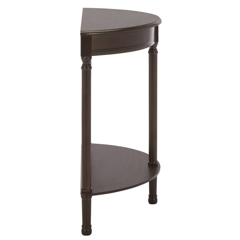 SAFAVIEH Veva Half Moon Console Table - 28" W x 11.8" L x 28" H - 28"W x 12"D x 28"H