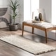 preview thumbnail 12 of 46, Brooklyn Rug Co Delilah Solid Chunky Jute Tassel Area Rug 2' 6" x 10' Runner - Ivory