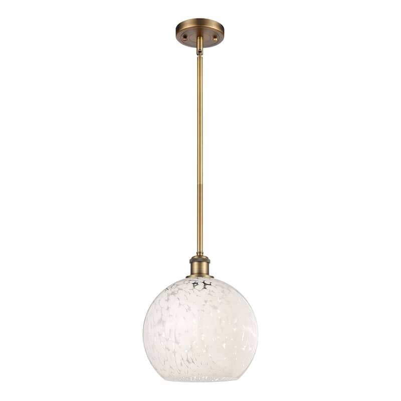 Innovations Lighting 516-1S-12-10 White Mouchette Pendant White
