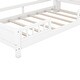 preview thumbnail 8 of 22, Traditional Modern Style Twin Size Wood Platform Bed with Guardrail,Storage Headboard with Built-in LED Light