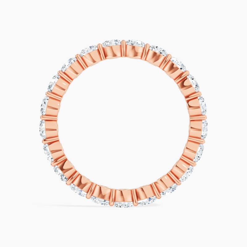 Auriya 14k Gold Round Lab Grown Diamond Eternity Band 2.00 - 7.00 ct. tw. (F-G, VS)