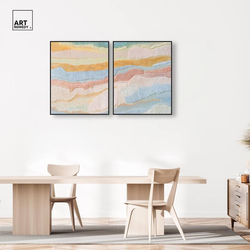 Morning Calm III Canvas Set of 2 by Art Remedy