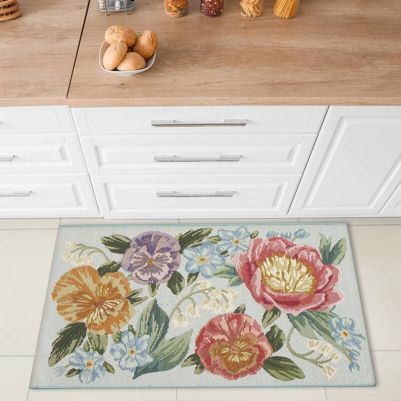 Liora Manne Esencia Secret Garden Indoor/Outdoor Mat