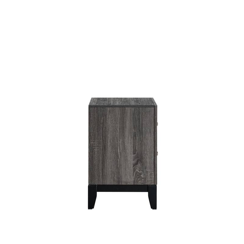 Glasgow Nightstand:With Two English Dovetail Drawers And Smooth Slides