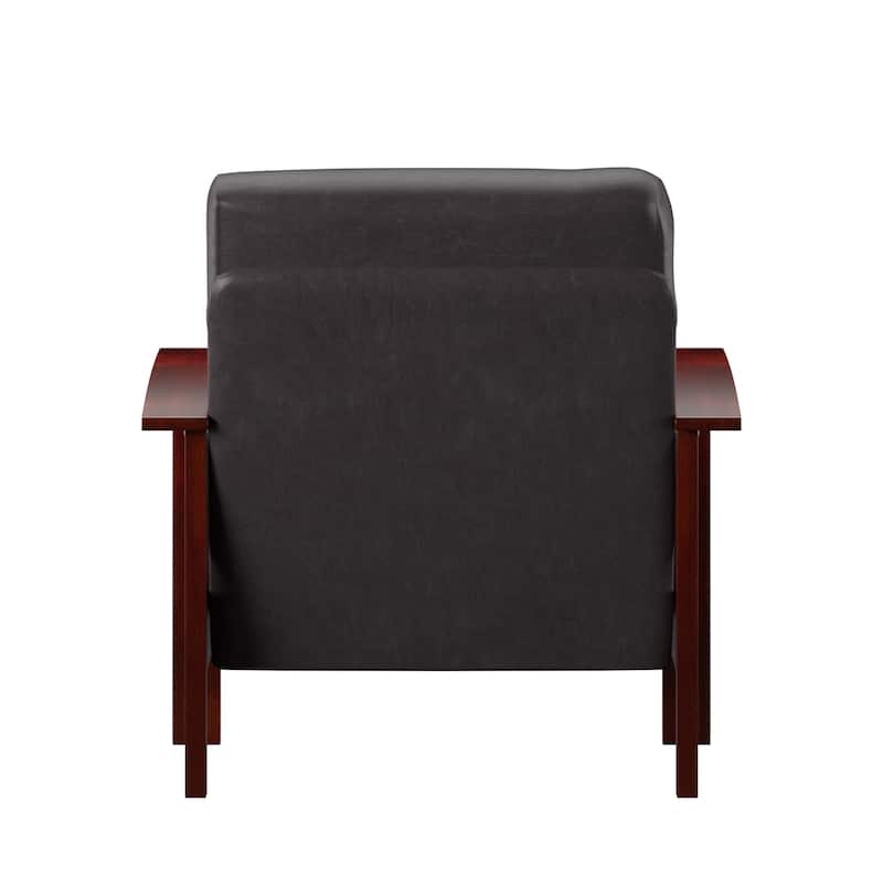 Hills Mission-Style Oak Accent Chair by iNSPIRE Q Classic