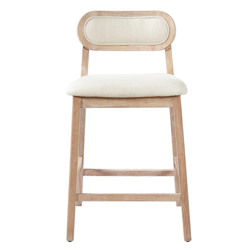 Christopher Knight Home - Kavo Modern Counter Height Bar Stools with Padded Seat & Adjustable Foot Glides