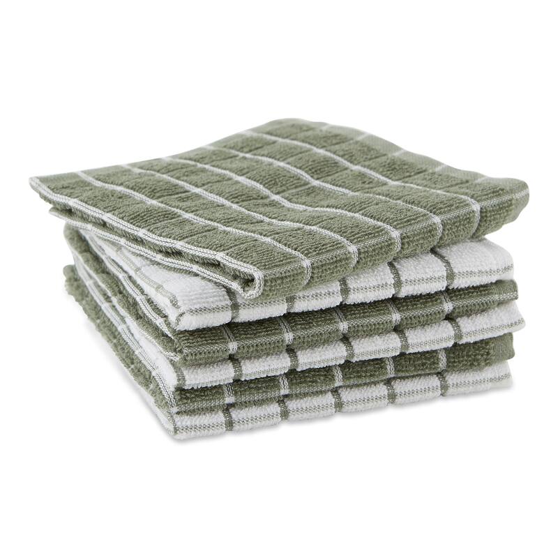 DII Artichoke Combo Windowpane Dishcloth (Set of 6)
