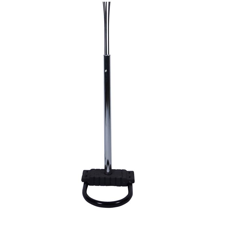 1pc Modern Design Classic Peacock Shade 82" Floor Lamp Black Living Room
