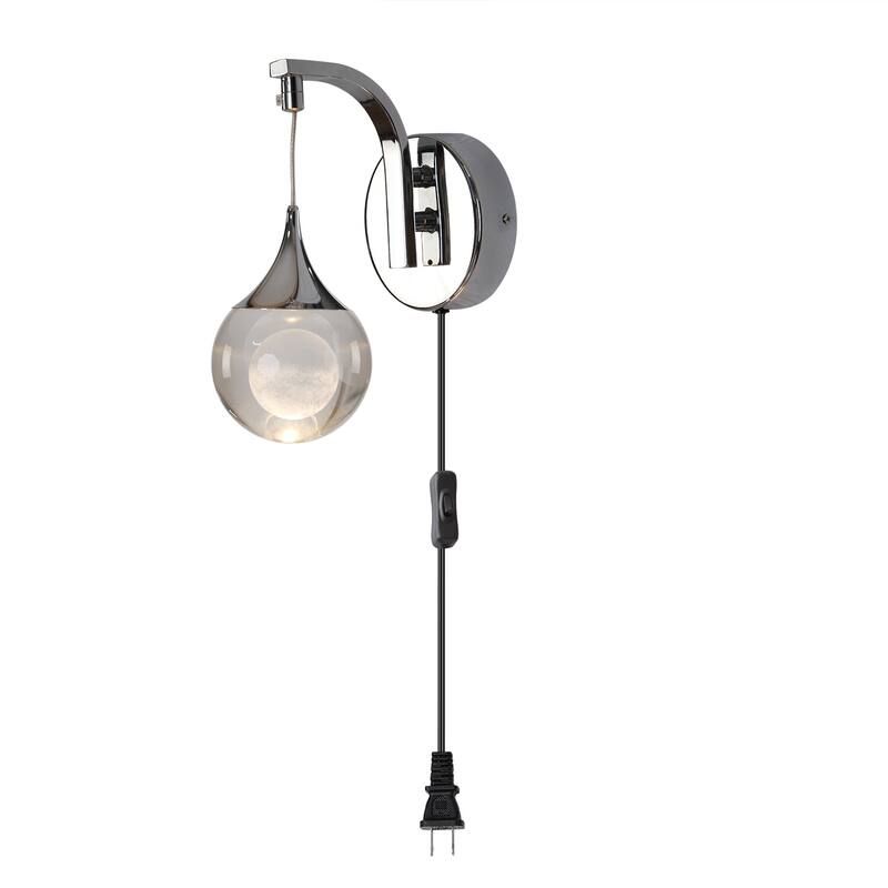 LED Wall Lights Plug in Wall Sconce Crystal Wall Sconces - N/A