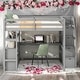 preview thumbnail 18 of 30, Multifunctionl Full Size Loft Bed With Desk And Shelves,Two Built-in Drawers