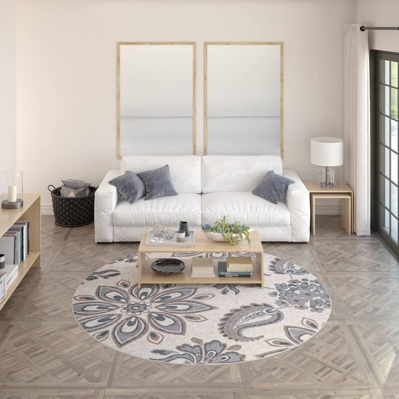 Hamilton Transitional Floral Indoor Area Rug