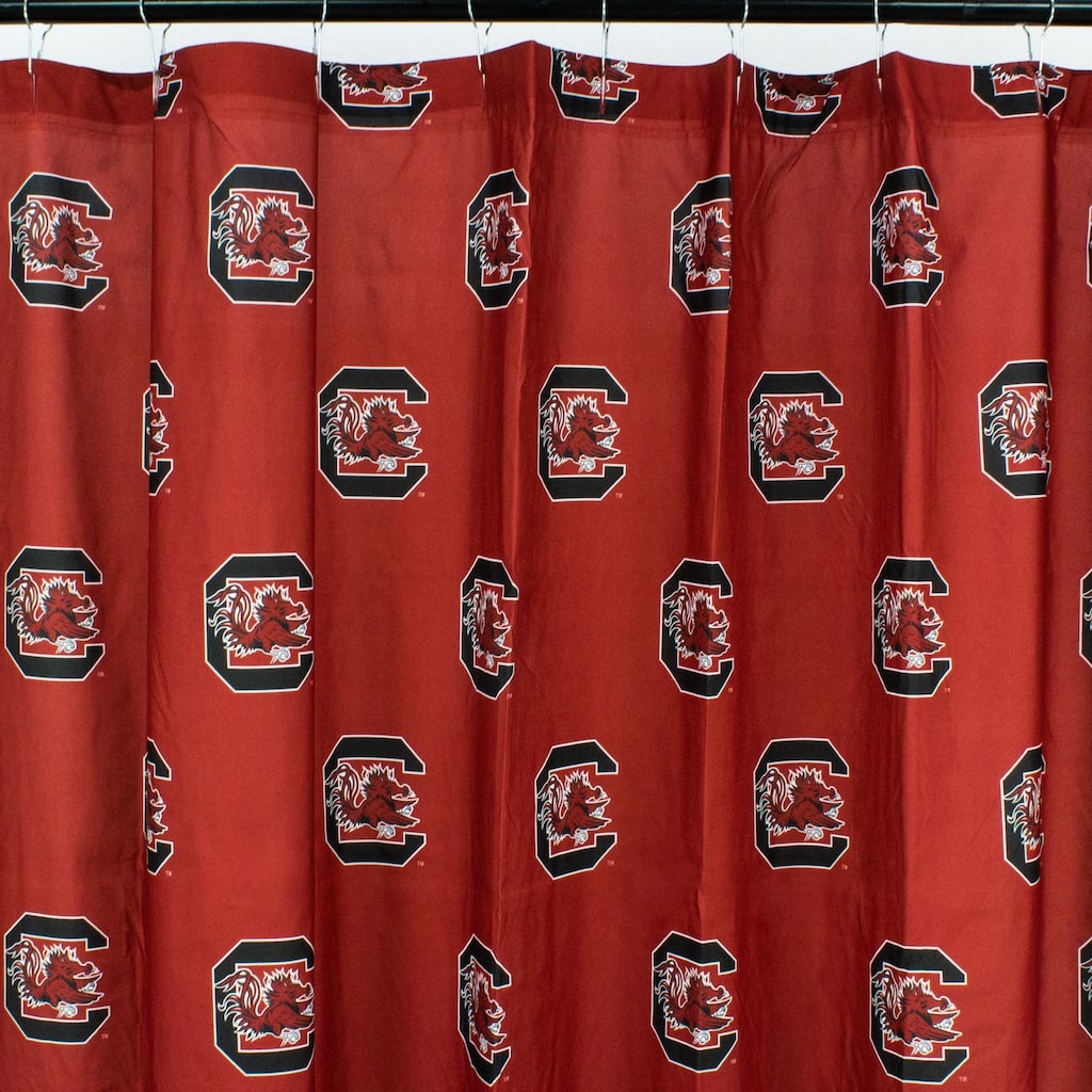 South Carolina Gamecocks Printed Shower Curtain Cover - 70" x 72"