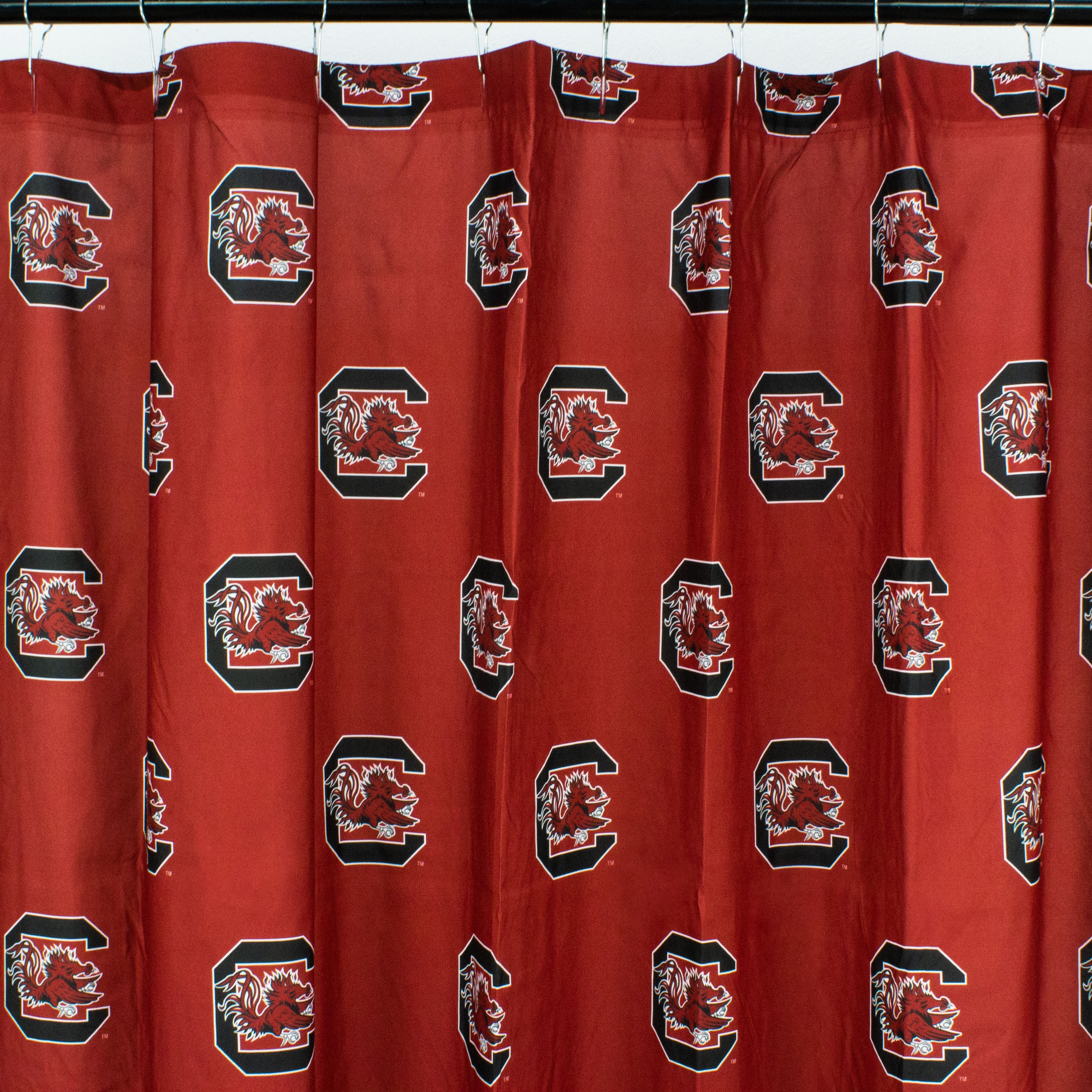 South Carolina Gamecocks Printed Shower Curtain Cover - 70" x 72"