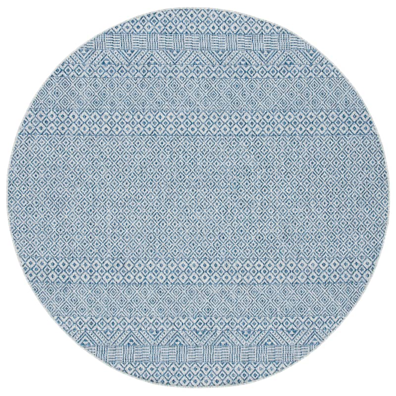 SAFAVIEH Courtyard Terezija Indoor/ Outdoor Waterproof Patio Backyard Rug
