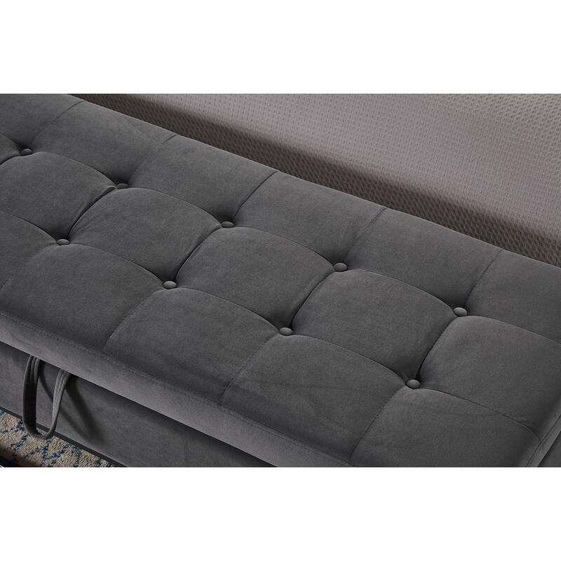 Bed Bench Metal Base with Storage