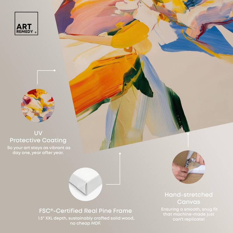 Flippant Bloom I Canvas by Art Remedy, Gallery Wrapped