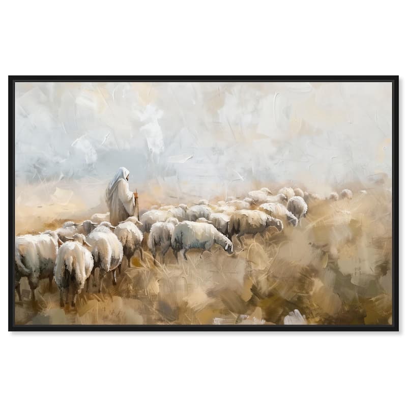 Holy Earth Canvas by Art Remedy - Black - 24" x 16"