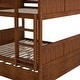 preview thumbnail 7 of 48, Built-in Design Full Over Full Bunk Bed with Twin Size Trundle